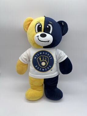 Milwaukee Brewers Bear Plush Good Stuff Genuine MLB Merchandise 14”